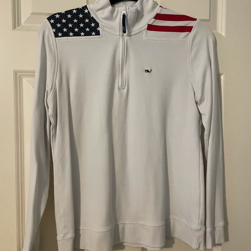 American Flag Vineyard Vine Shep Shirt